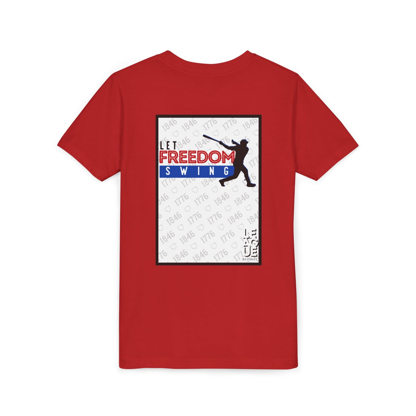 Let Freedom Swing Youth Tee - LEAGUE Baseball