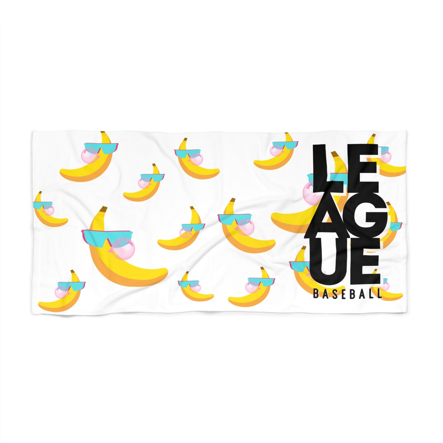 Bananas + Bubbles Beach Towel