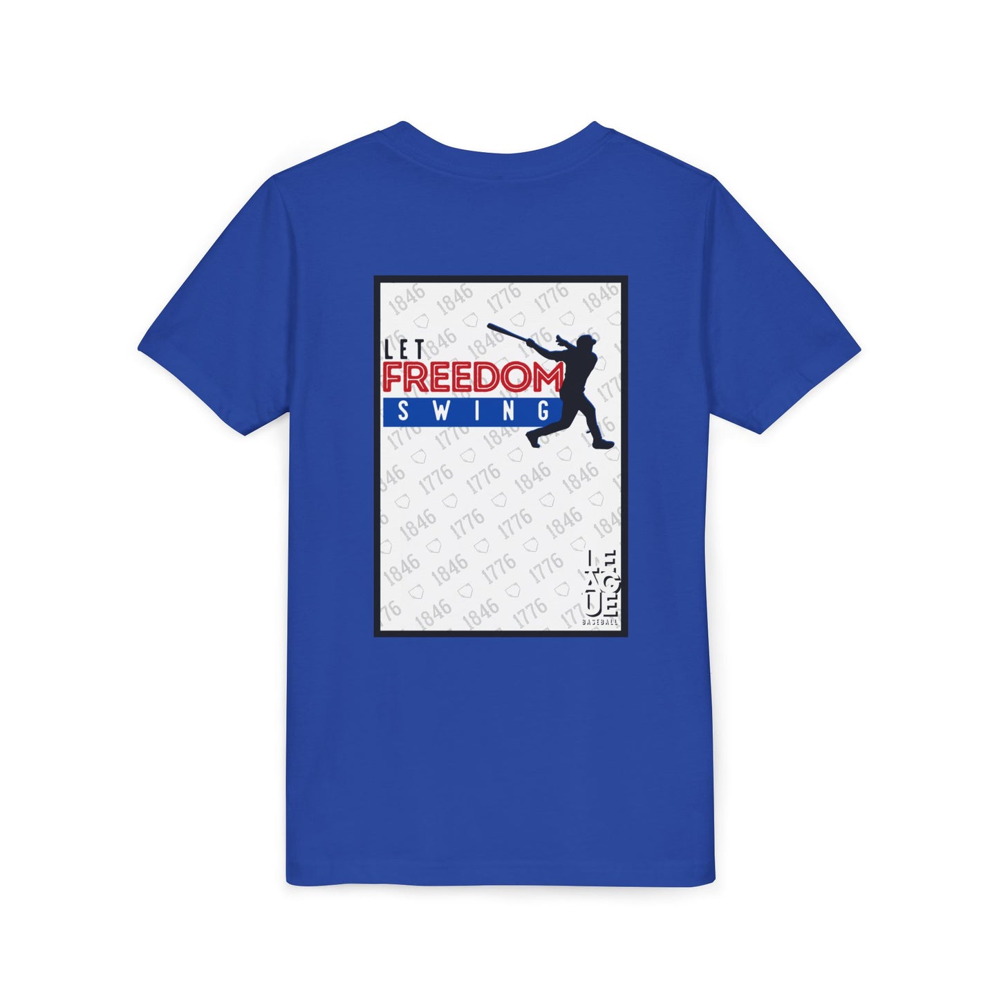 Let Freedom Swing Youth Tee - LEAGUE Baseball