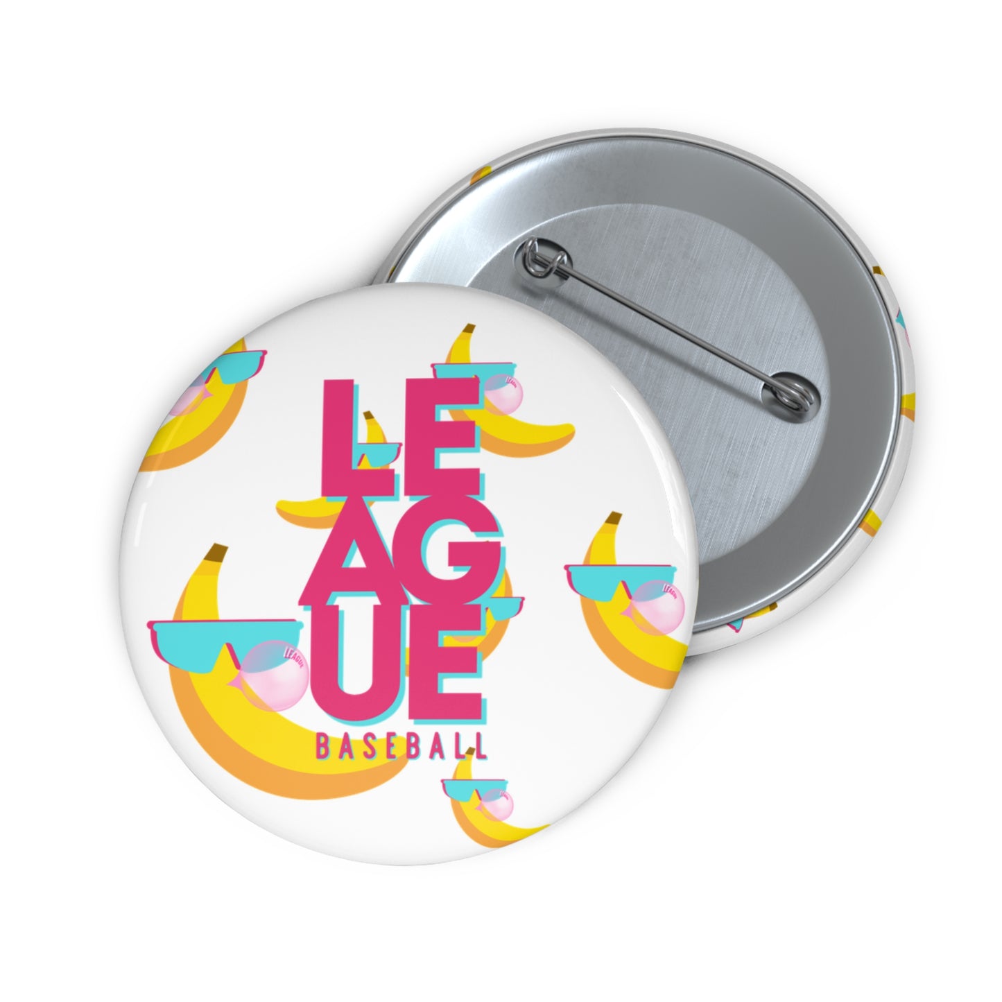 Bananas + Bubbles Bat Bag Drip Pin - LEAGUE Baseball