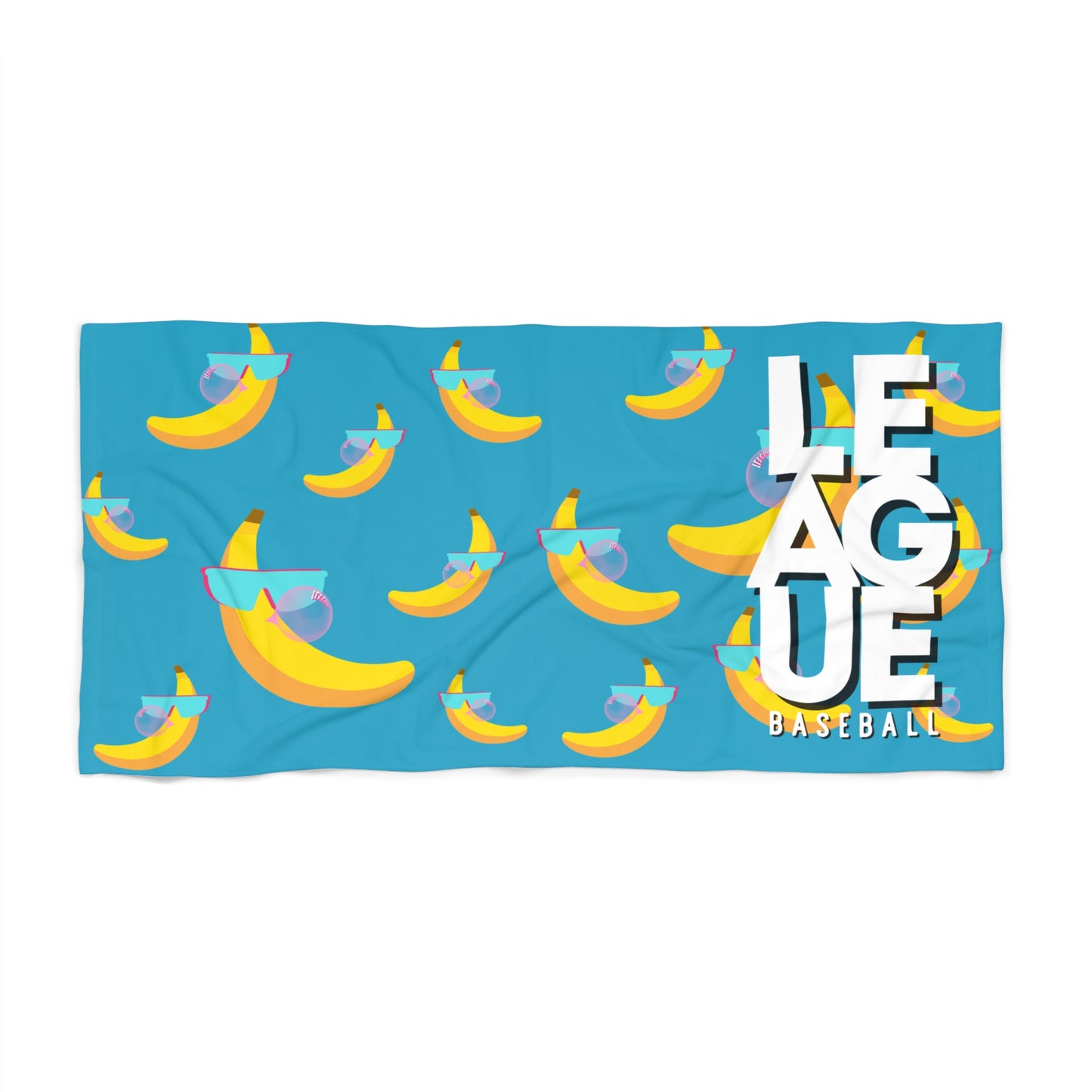 Bananas + Bubbles Beach Towel