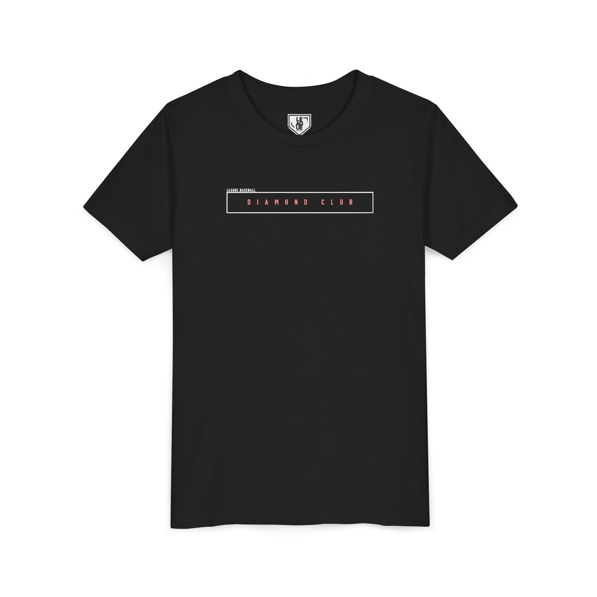 Diamond Club Youth Tee - Pink - LEAGUE Baseball