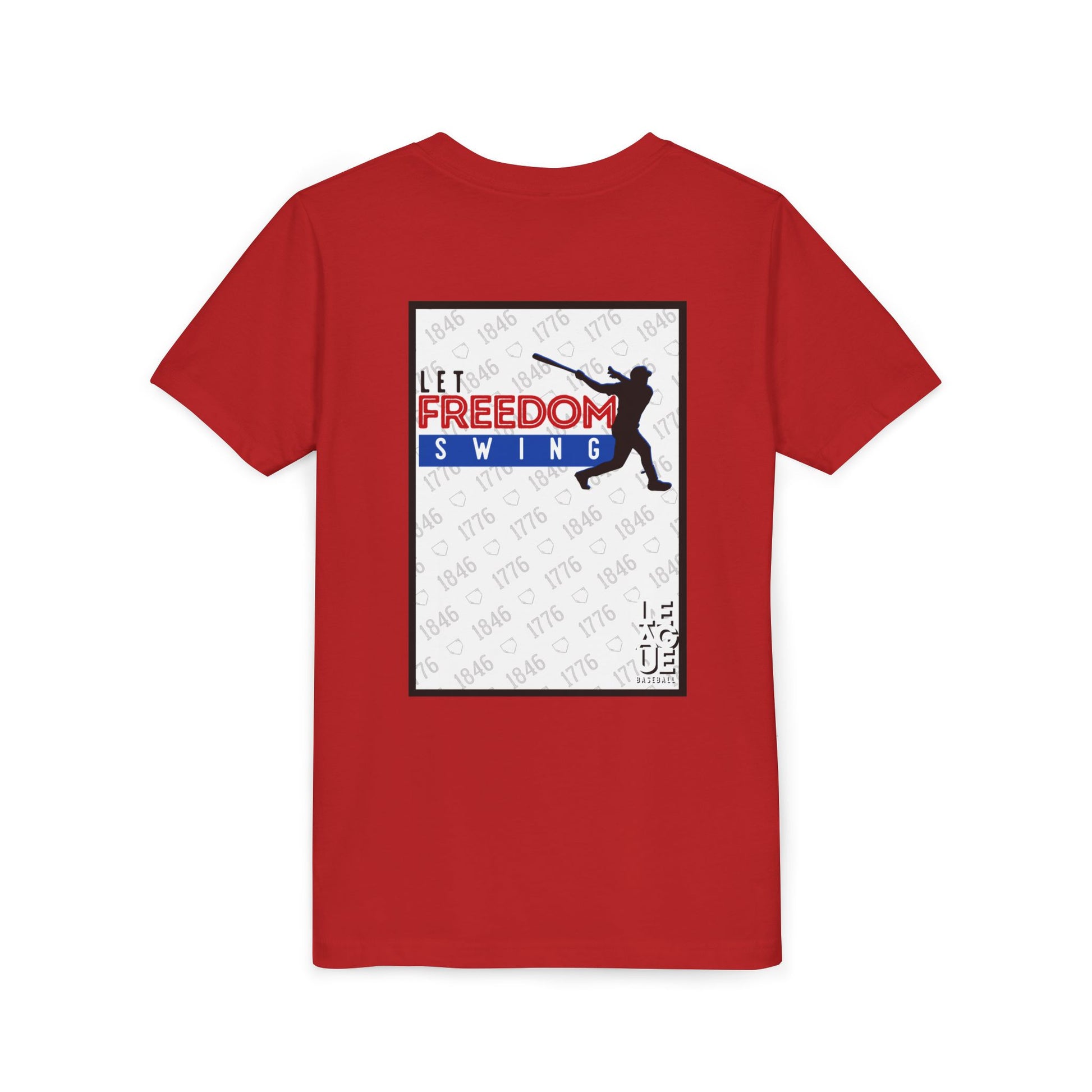 Let Freedom Swing Youth Tee - LEAGUE Baseball