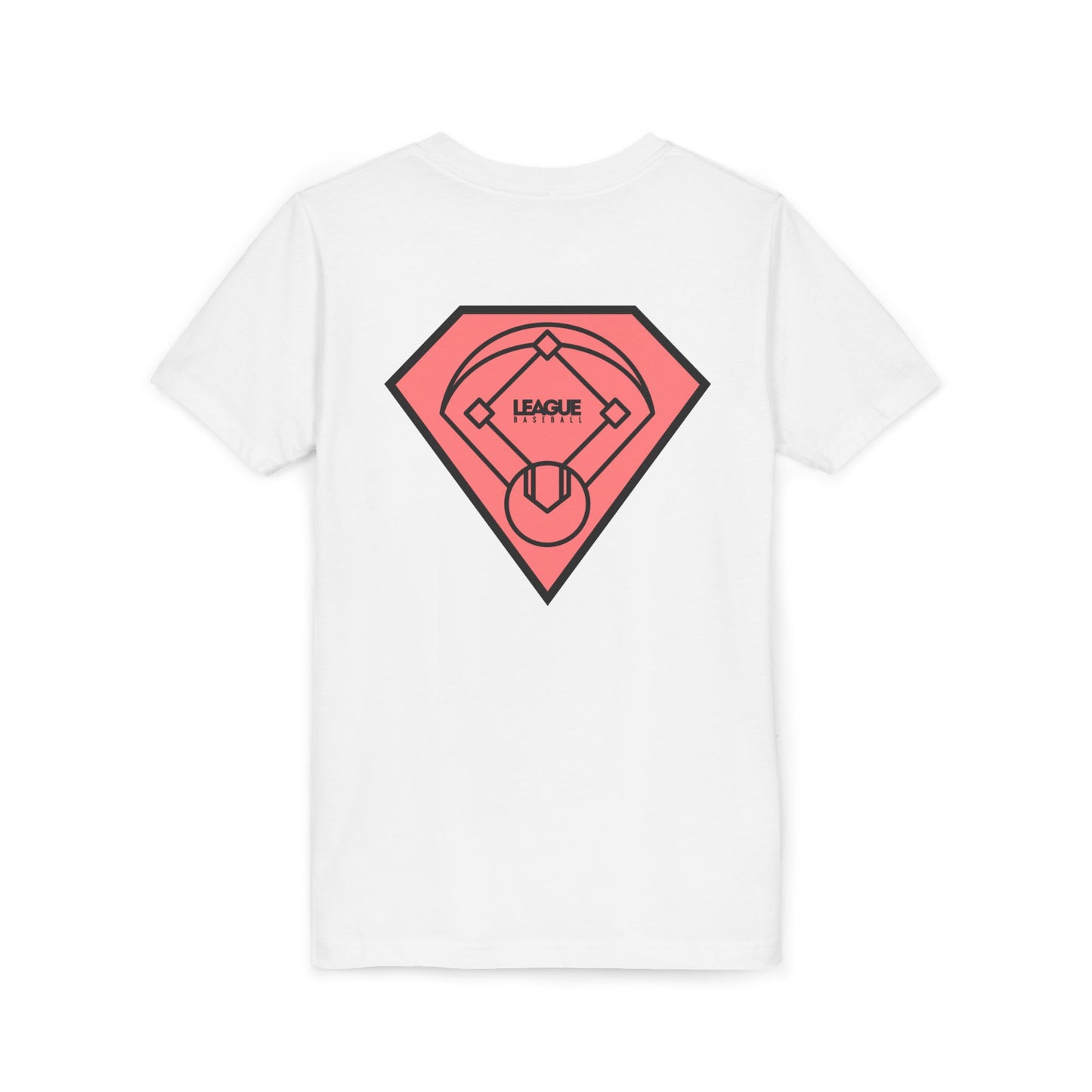 Diamond Club Youth Tee - Pink - LEAGUE Baseball