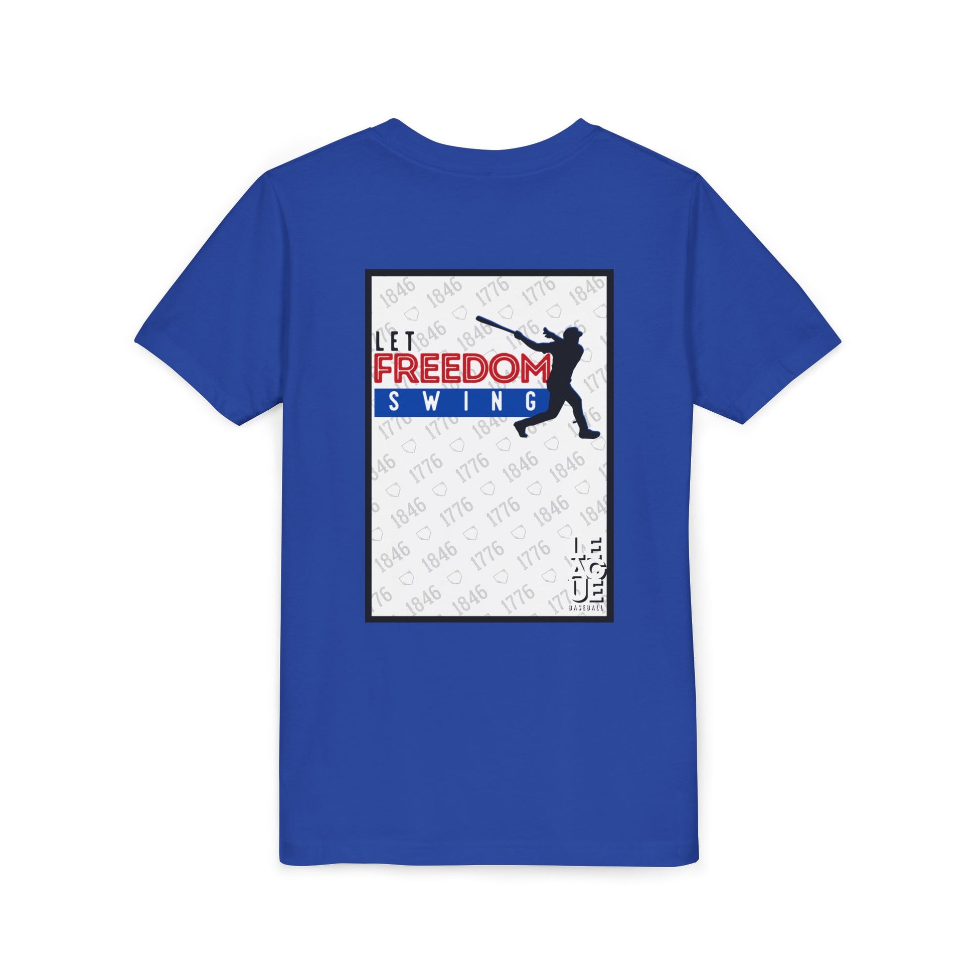 Let Freedom Swing Youth Tee - LEAGUE Baseball
