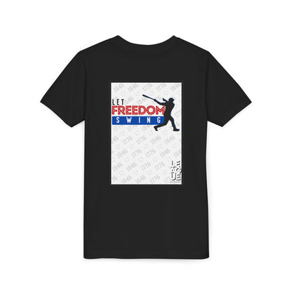 Let Freedom Swing Youth Tee - LEAGUE Baseball